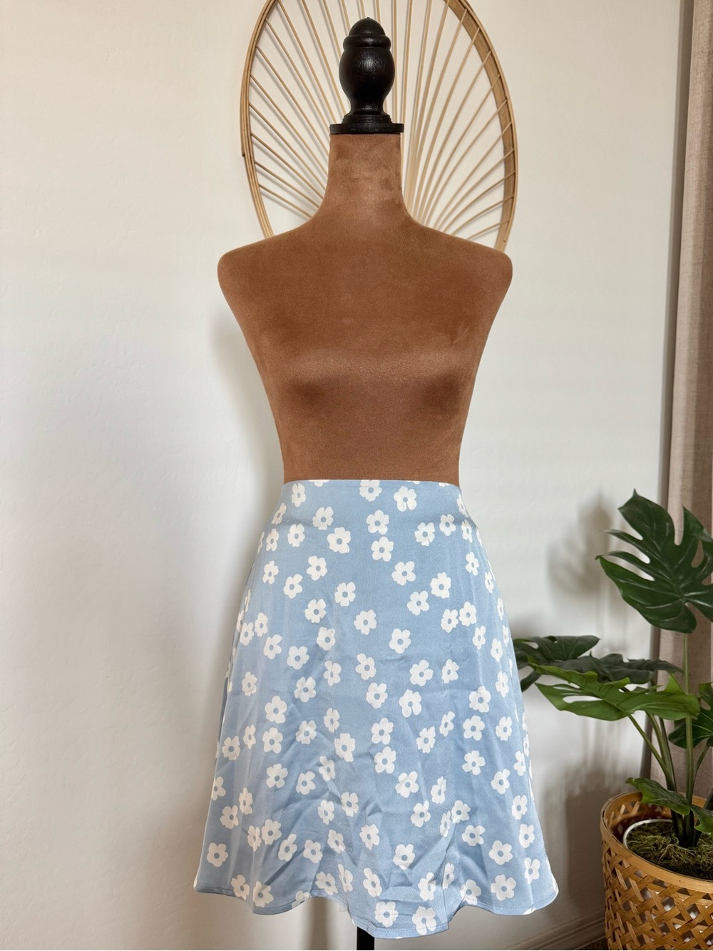 Lot of 3 A-Line High Waisted Satin Like Skirts